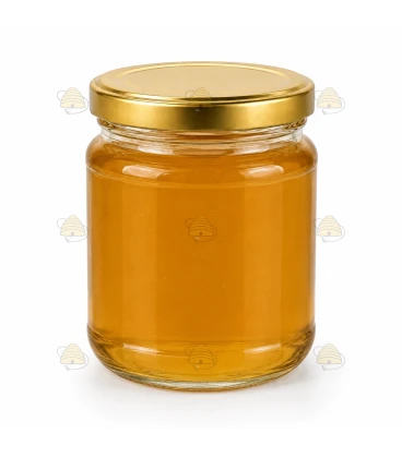 Ronde glazen potten - 212 ml / 250 gram, met deksel (TO 63 mm)