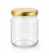Ronde glazen potten - 212 ml / 250 gram, met deksel (TO 63 mm)