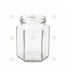 Hexagonale pot 278ml / 350g, zonder deksel