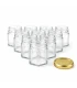 Hexagonale glazen potten 90 stuks - 45 ml / 50 gram, met keuze uit deksels (TO 43 mm)