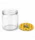 Ronde glazen potten 36 stuks - 388 ml / 500 gram, met keuze uit deksels (TO 82 mm)