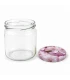 Ronde glazen potten 36 stuks - 388 ml / 500 gram, met keuze uit deksels (TO 82 mm)
