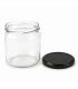 Ronde glazen potten 36 stuks - 388 ml / 500 gram, met keuze uit deksels (TO 82 mm)