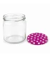 Ronde glazen potten 36 stuks - 388 ml / 500 gram, met keuze uit deksels (TO 82 mm)