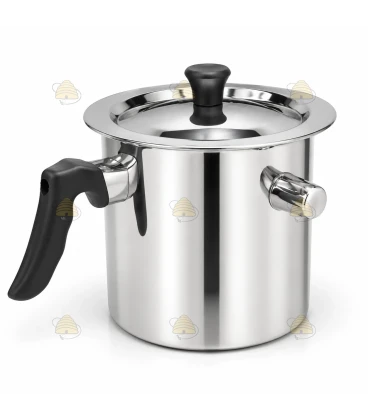 Wassmeltpan van RVS / Au bain Marie pan