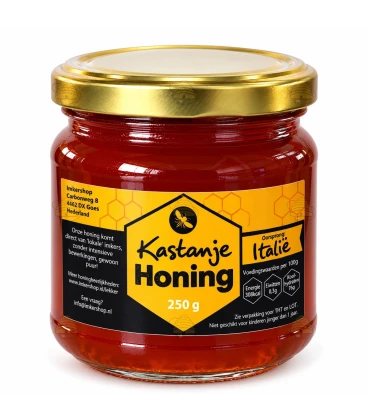 Kastanje honing vloeibaar 250 gram