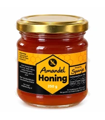 Amandel honing vloeibaar 250 gram
