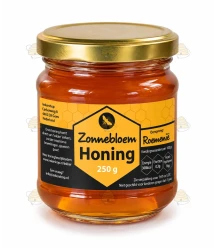 Zonnebloem honing vloeibaar 250 gram
