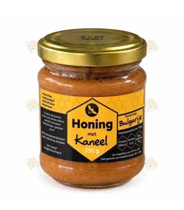 Honing met kaneel crème 250 gram