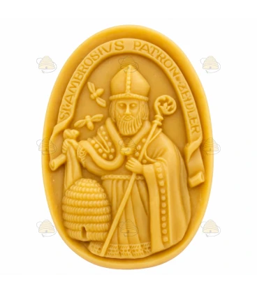St. Ambrosius bijenwas plaat