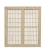 Spaarkast koninginnerooster hout 47,2 x 42,1 cm