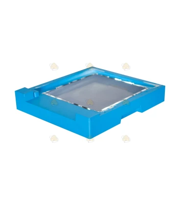 Bodem spaarkast blauw gelakt polystyreen