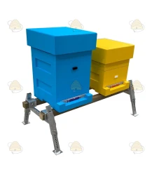 Bokje voor bijenkasten (set van 2 onderstellen) gegalvaniseerd