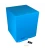 MiniPlus kastje Deluxe blauw (voerbak en kunststof rand)