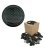 Doos deksels Premium uitstraling zwart raatmotief, 63 mm TO - 1300 stuks