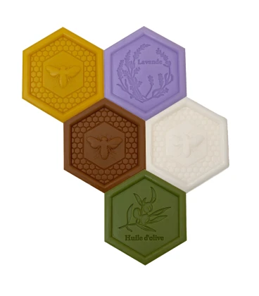 Zeepjes set hexagon