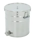 Aftapvat - rijper RVS 50 L / 70 KG