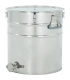 Aftapvat - rijper RVS 50 L / 70 KG